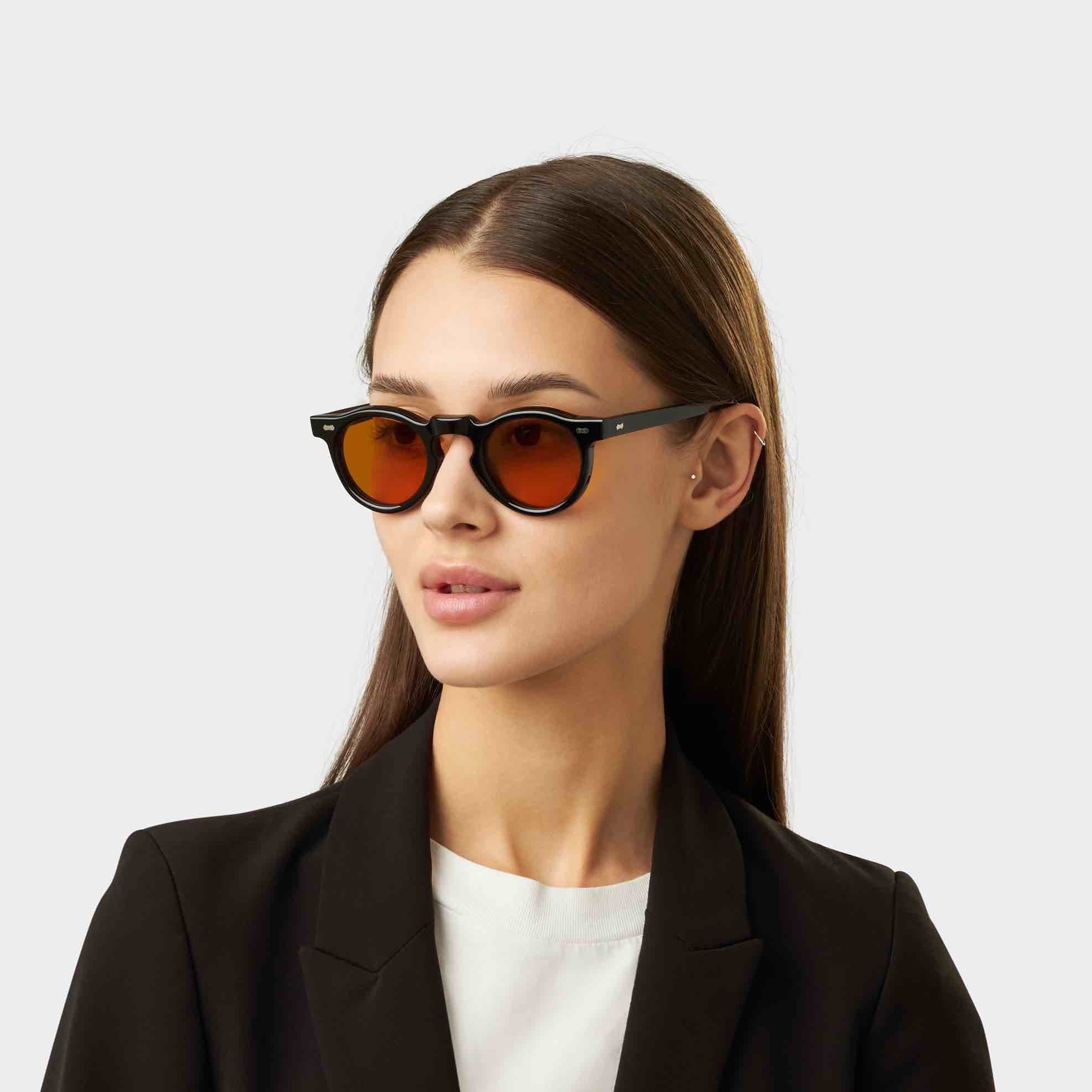 Black and orange outlet sunglasses